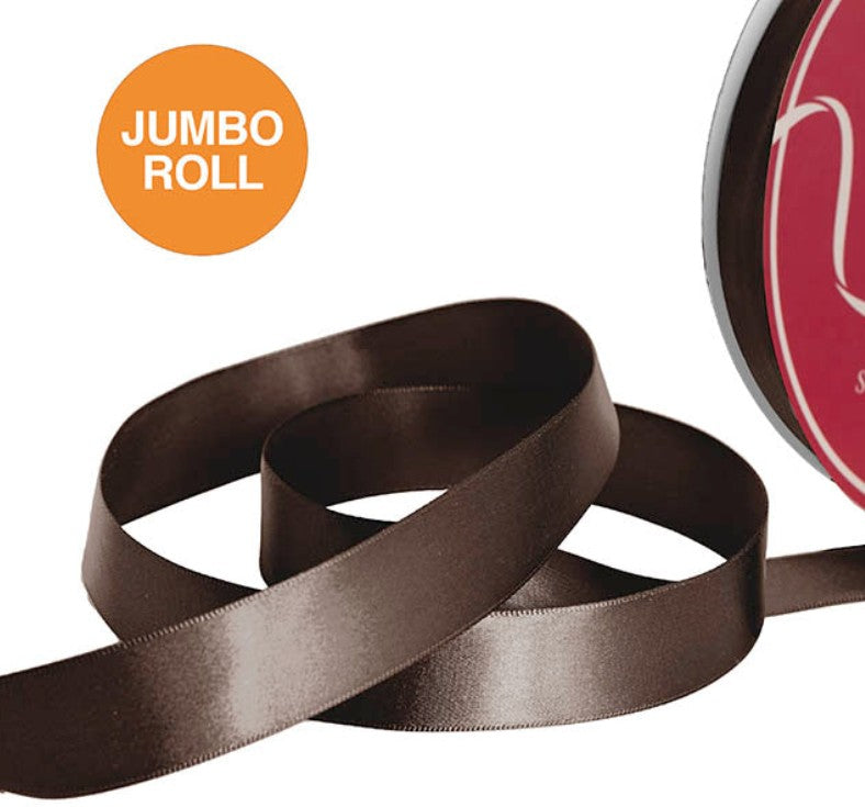 Ribbon Roll Chocolate Bulk (25mmx100yd)