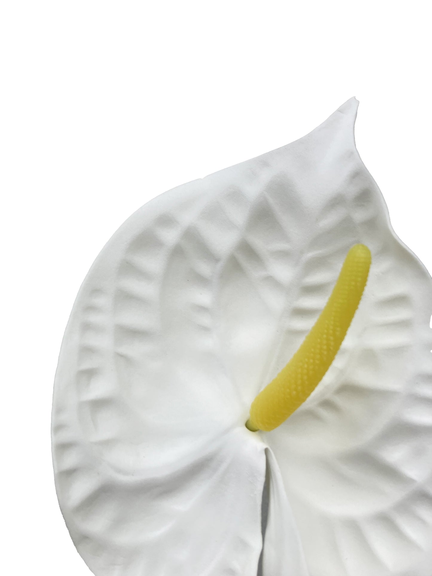 artificial anthurium white