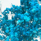    fake dried babys breath turquoise