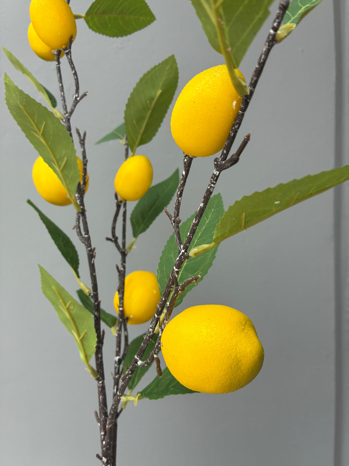 Artificial Lemon Branch