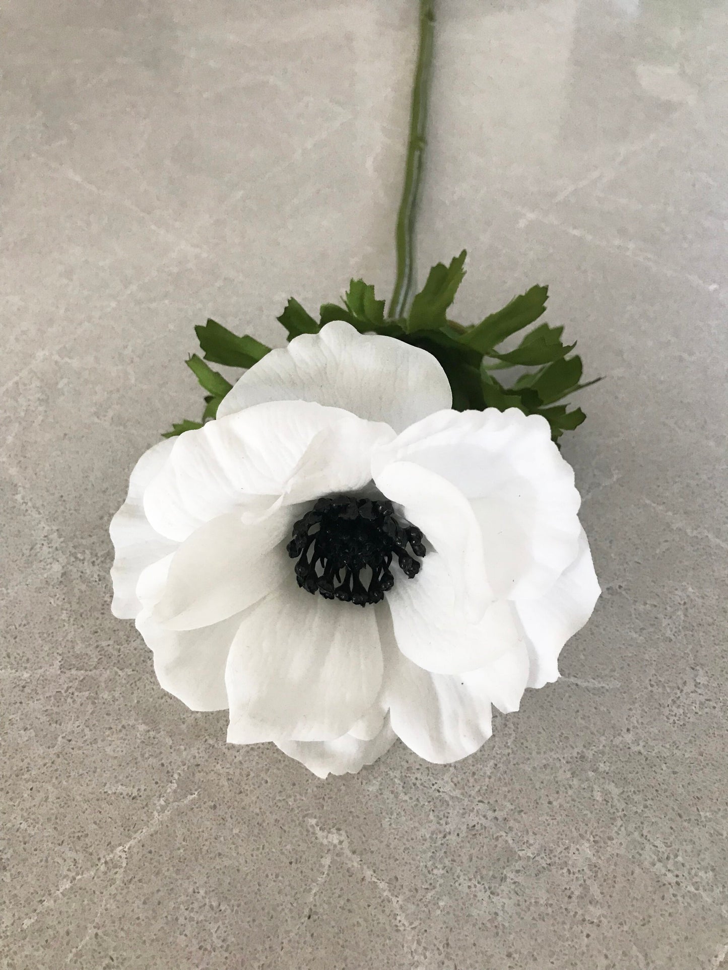    fake real touch anemone white