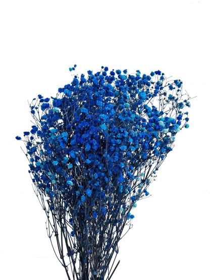     faux babys breath blue