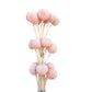     faux billy buttons soft pink