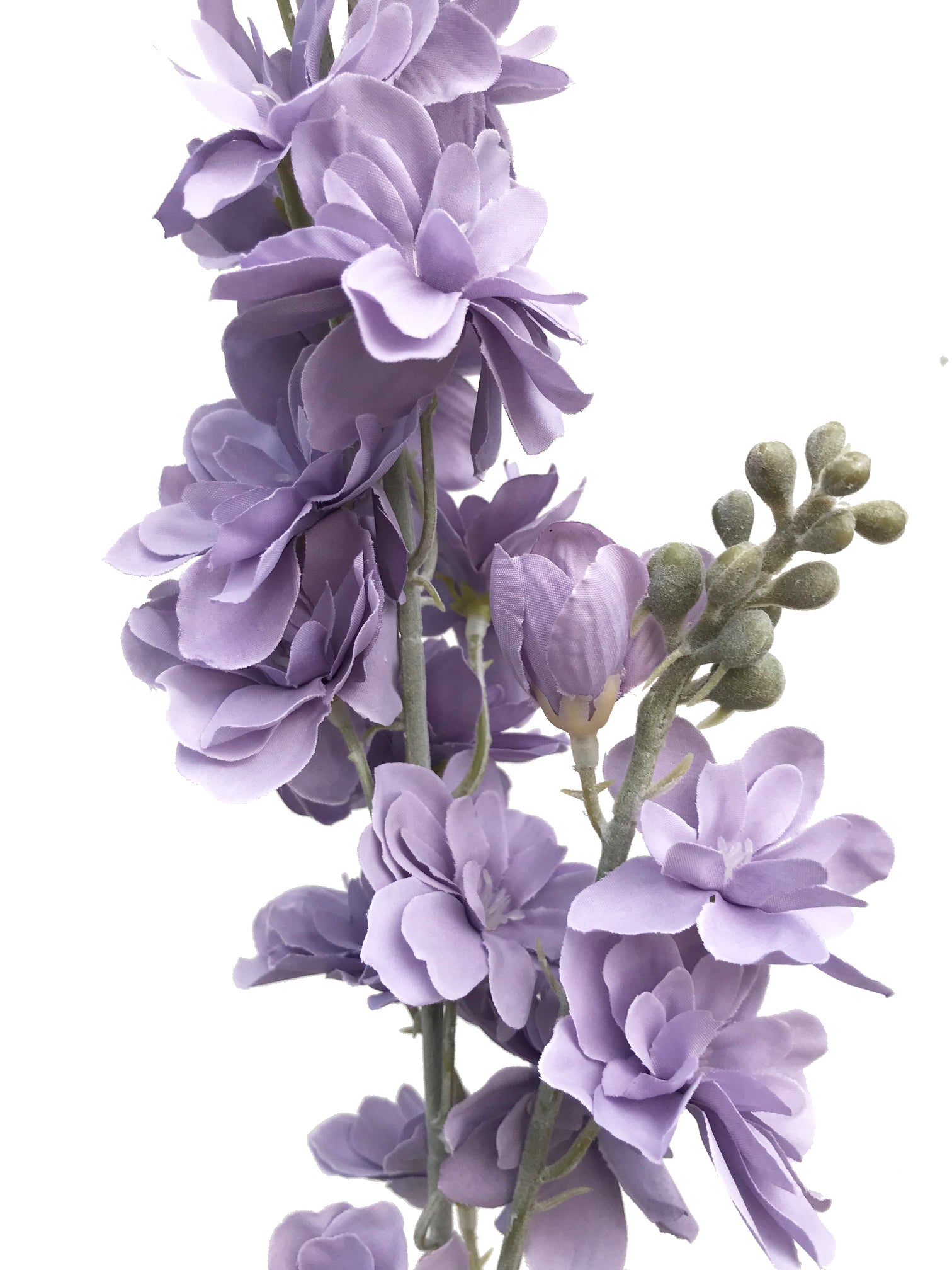    faux delphinium lilac