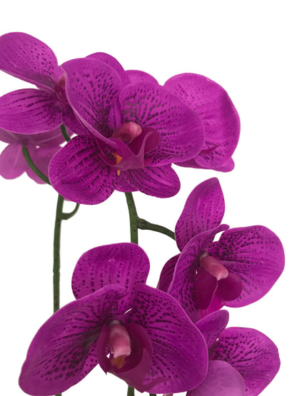       faux purple orchid real touch