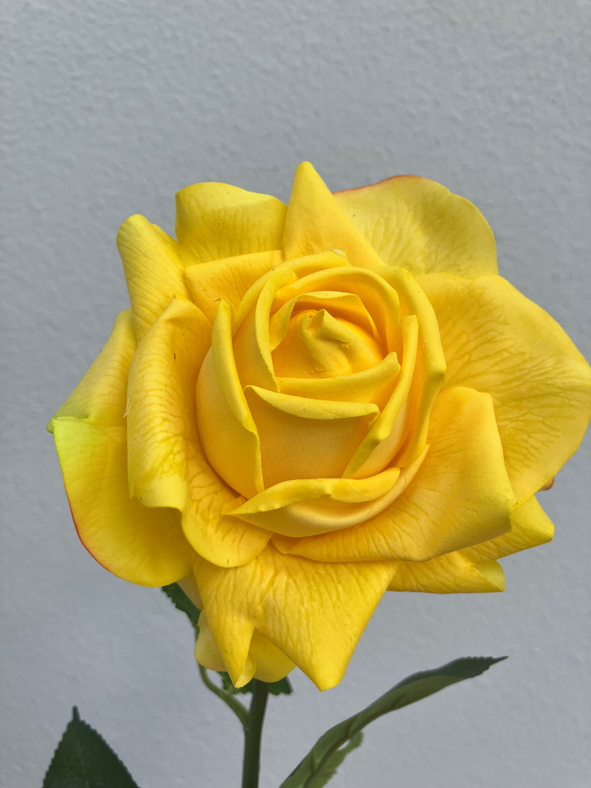 Yellow Realistic Roses Real Touch Rose Yellow – Wild Blooms