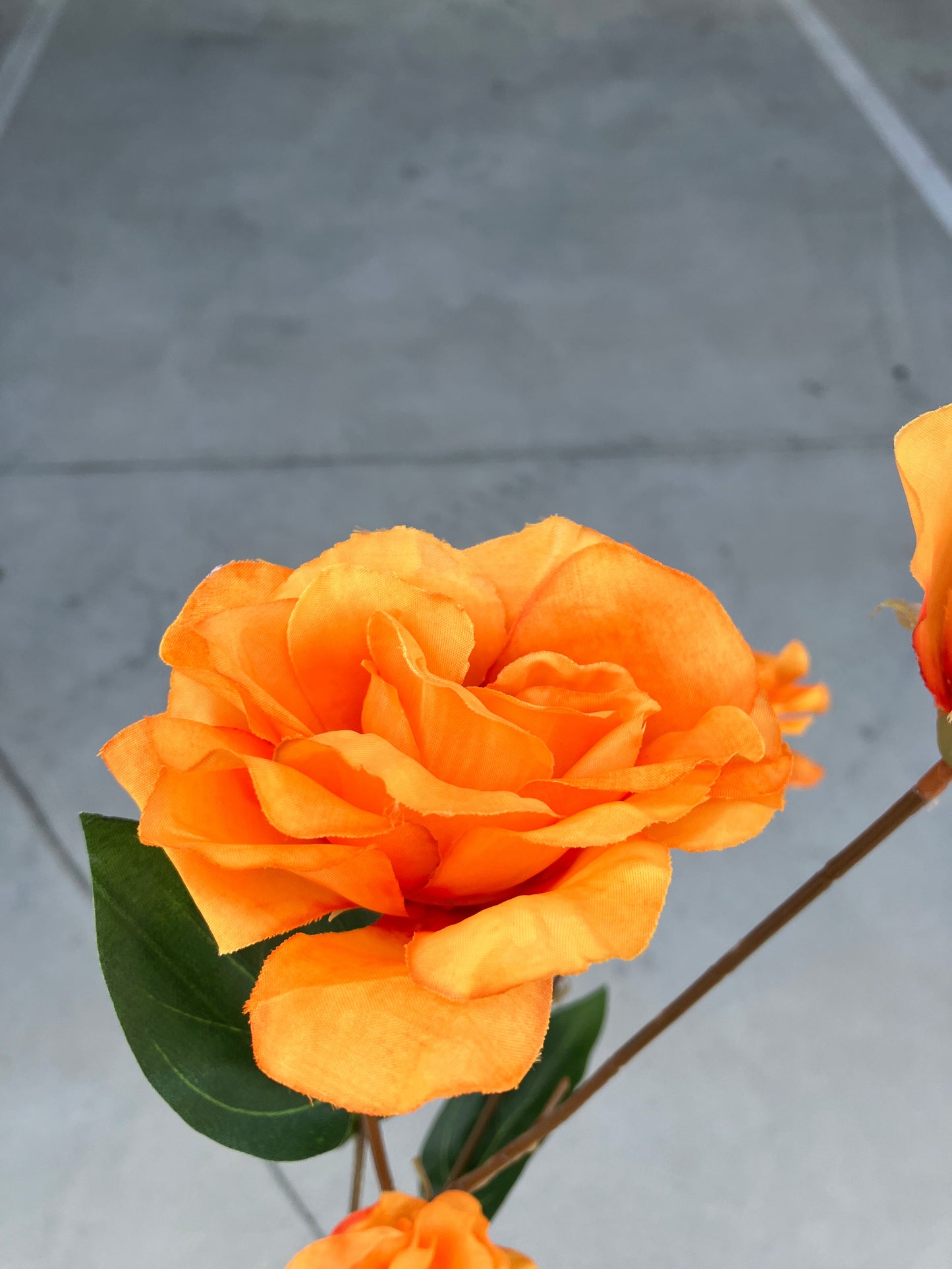 Artificial Lisianthus Orange