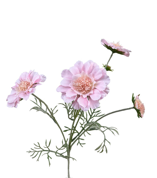 Artificial Scabiosa Spray Pink