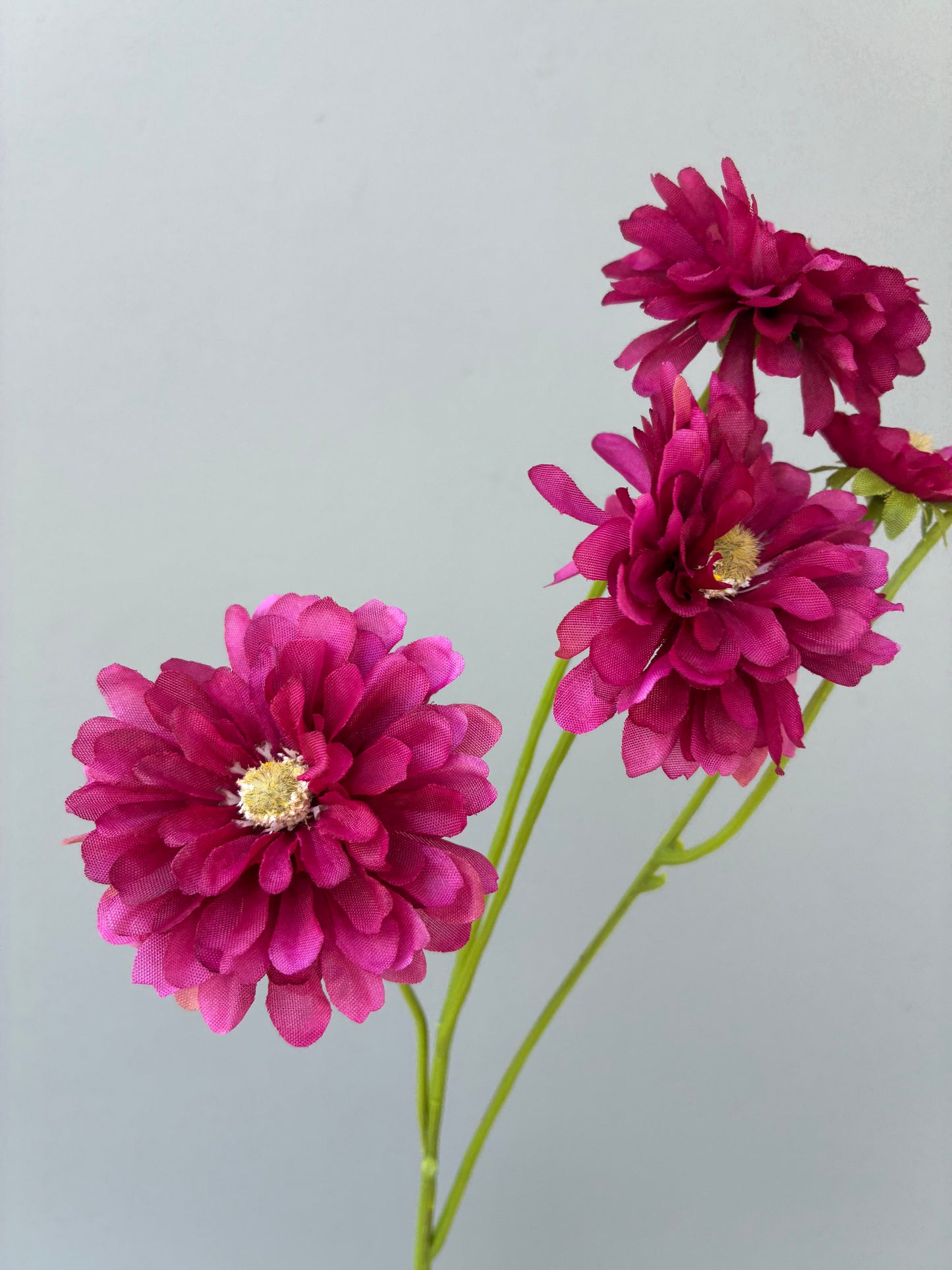 Artificial Zinnia Maroon
