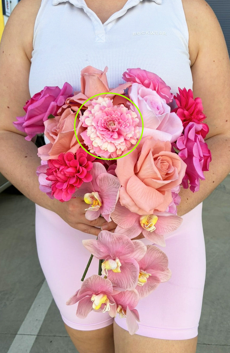 Artificial Marigold Pink