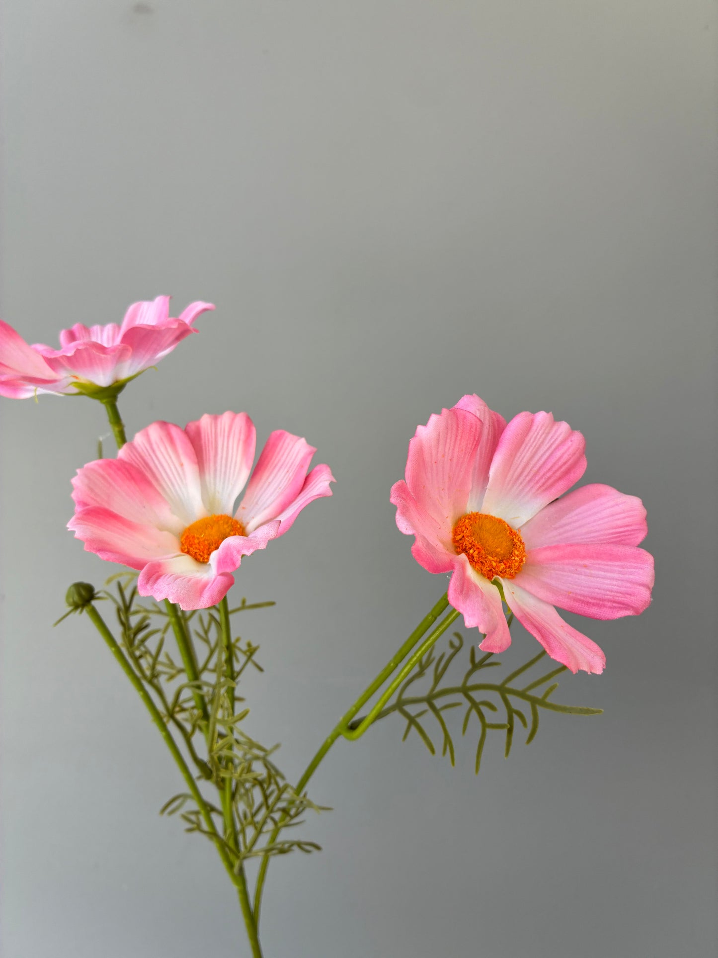 Artificial Real Touch Cosmos Spray Pink