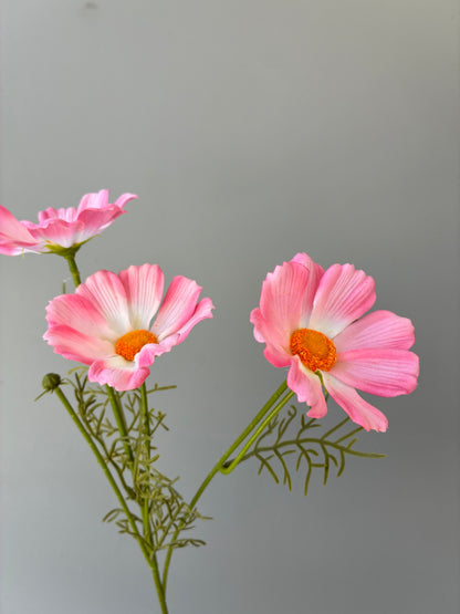 Artificial Real Touch Cosmos Spray Pink