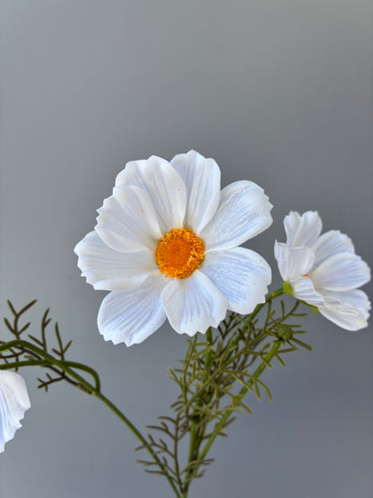 Artificial Real Touch Cosmos Spray White