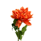 Artificial Dahlia Orange Real Touch Large