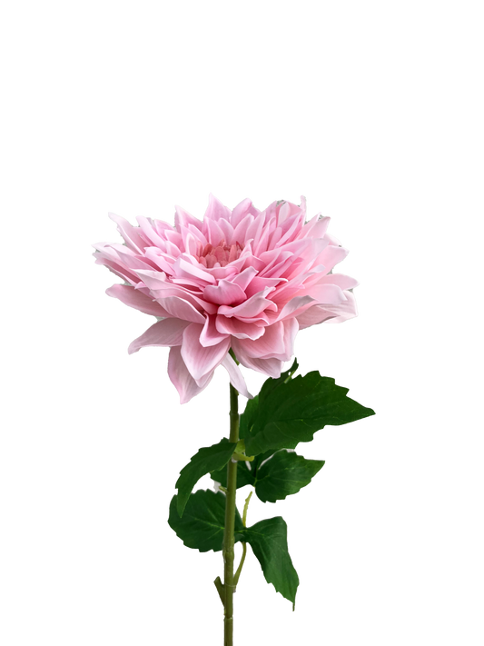 Artificial Dahlia Pink Real Touch Large