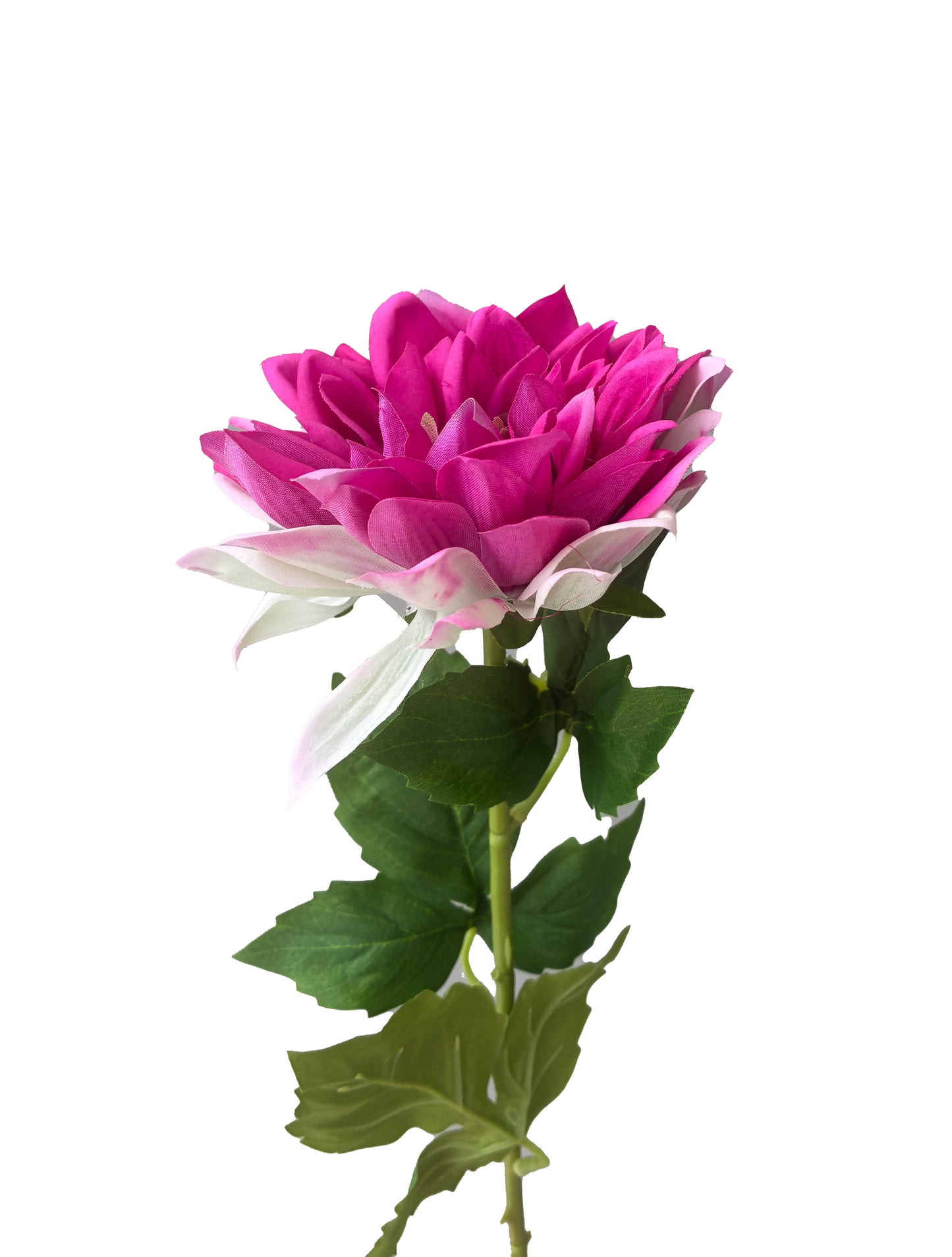 Artificial Dahlia Fuchsia Plum