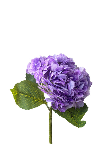 Artificial Real Touch Hydrangea Purple