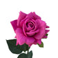 Artificial Real Touch Rose Hot Pink