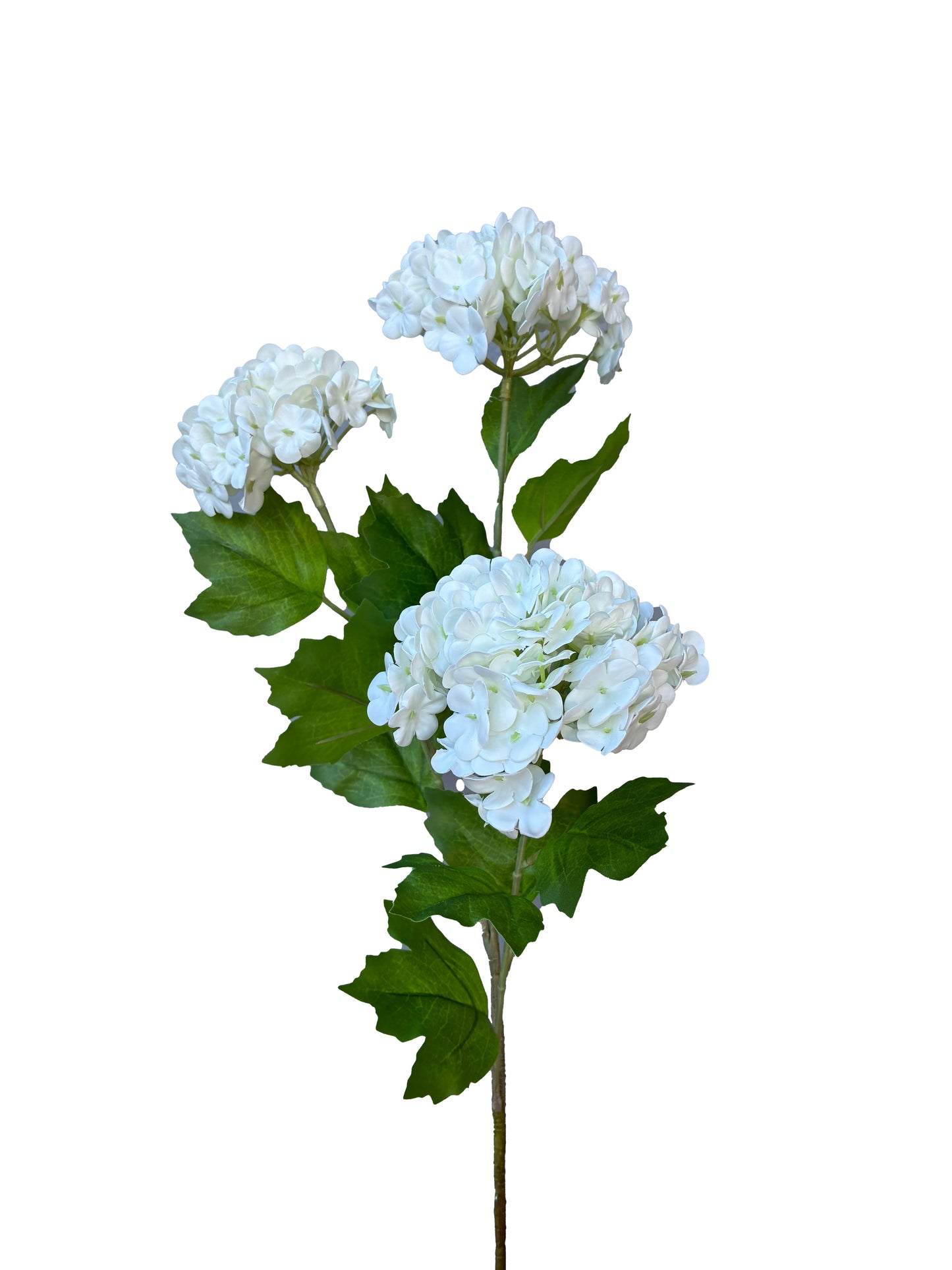 Artificial Real Touch Snow Touch Hydrangea White