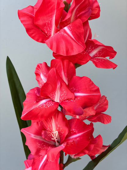 Artificial Gladiolus Red