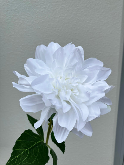 Artificial Dahlia White Large