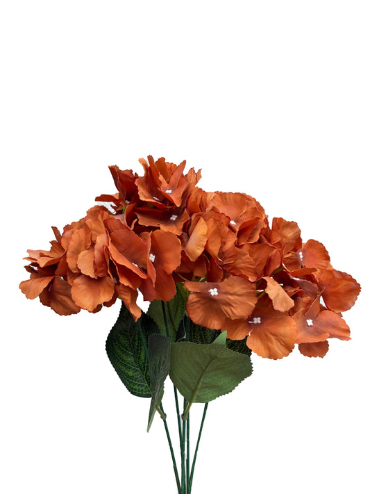 Bouquet d'hortensias artificiels bleu