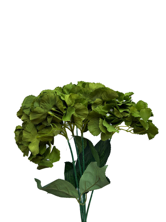Bouquet d'hortensias artificiels bleu
