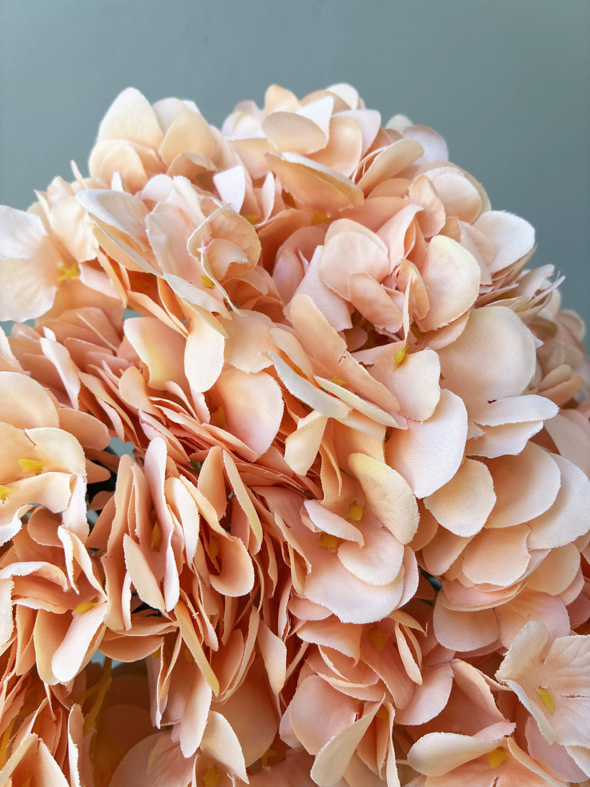 Artificial Hydrangea Bunch Peach