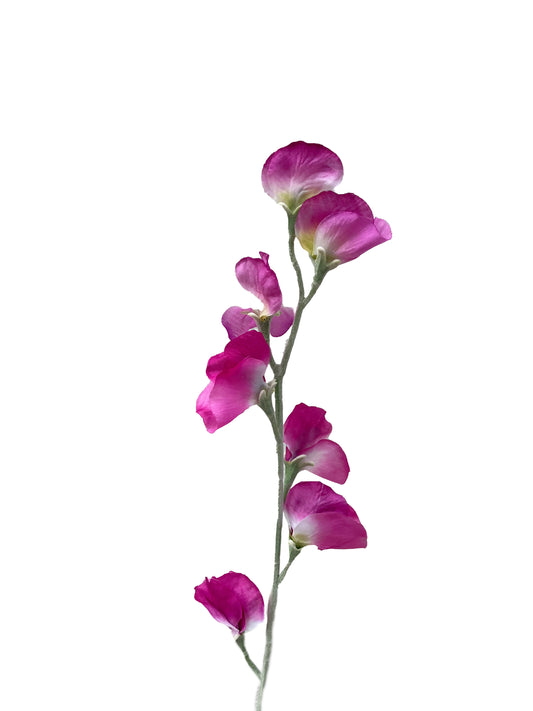 Artificial Sweet Pea Hot Pink