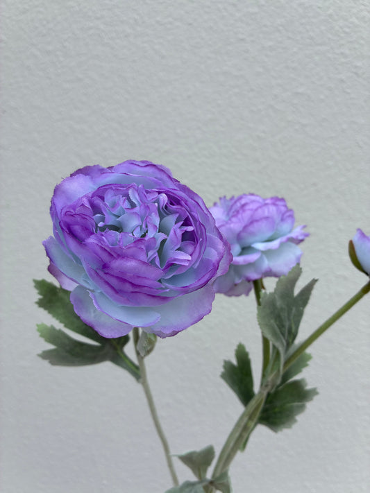 Artificial Ranunculus Rose Cosmic Purple