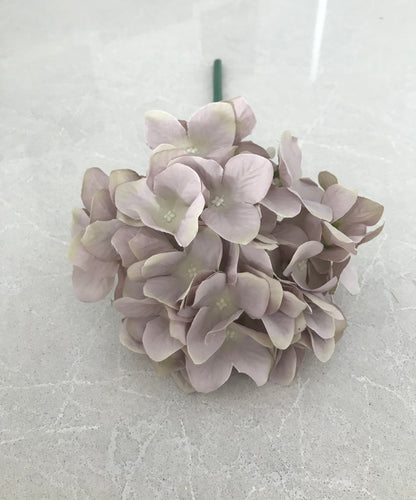 Artificial Hydrangea Taupe
