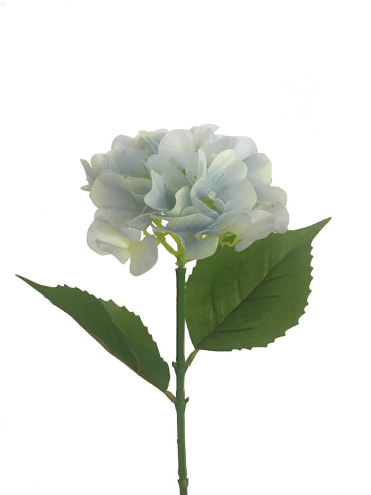     artificial real touch hydrangea blue