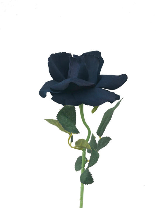 artificial navy roses