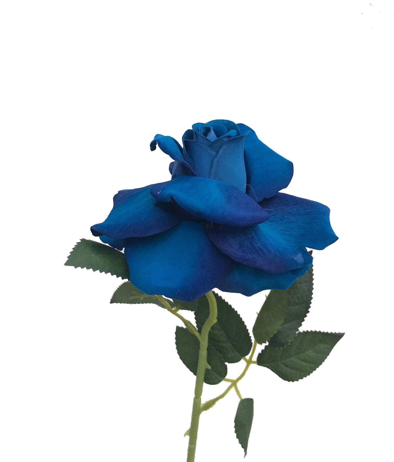 The Classic Artificial Rose Royal Blue – Wild Blooms