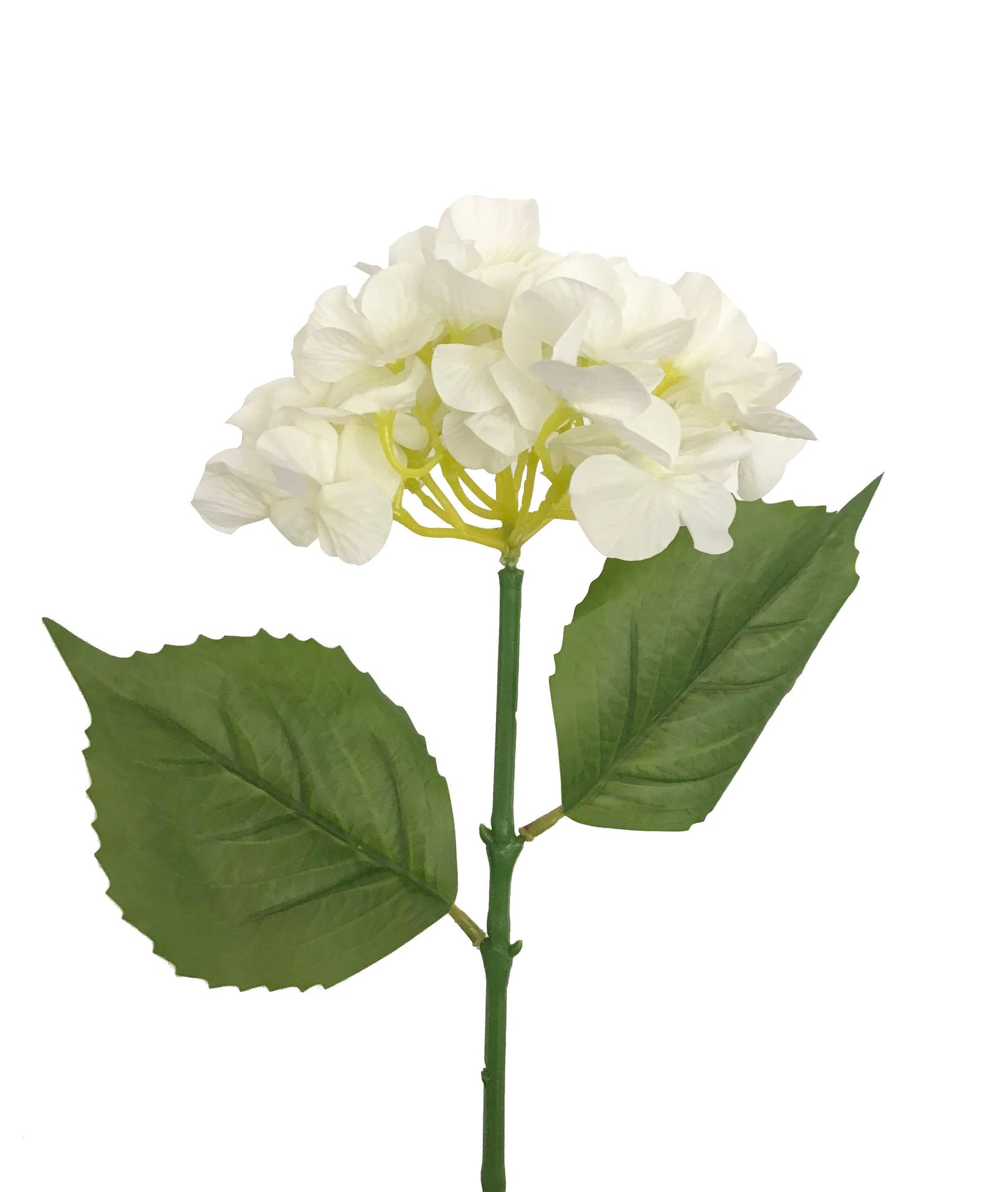 artificial real touch hydrangea white