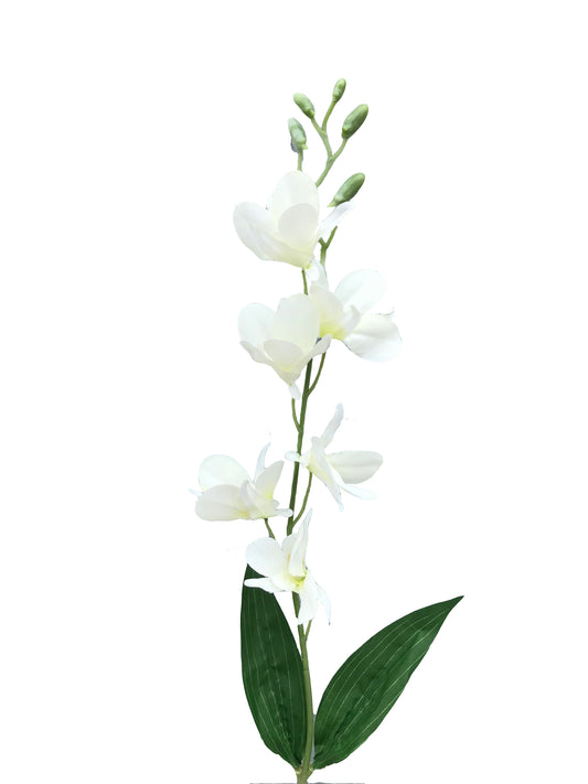 Orchidée artificielle de Singapour blanche